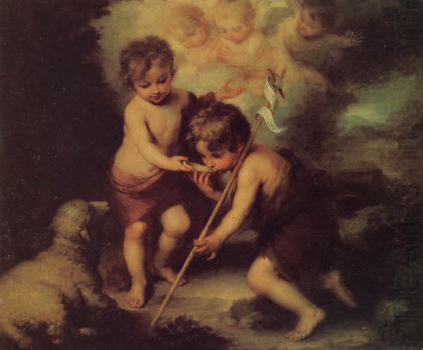 Bartolome Esteban Murillo Children with a Shell china oil painting image